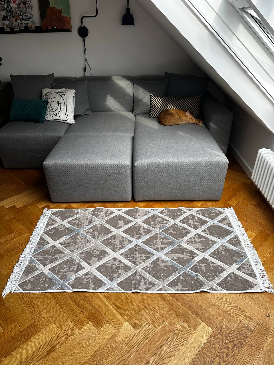 Oboustranný koberec bez vlasu Lukash