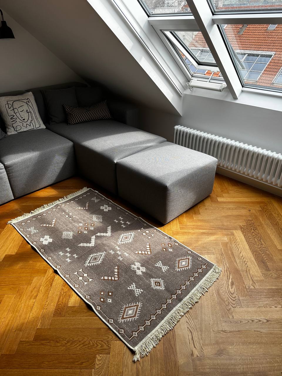 Oboustranný koberec bez vlasu Vidun