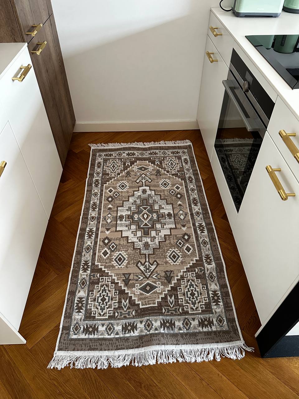 Double-sided flatweave rug Atlas Grey