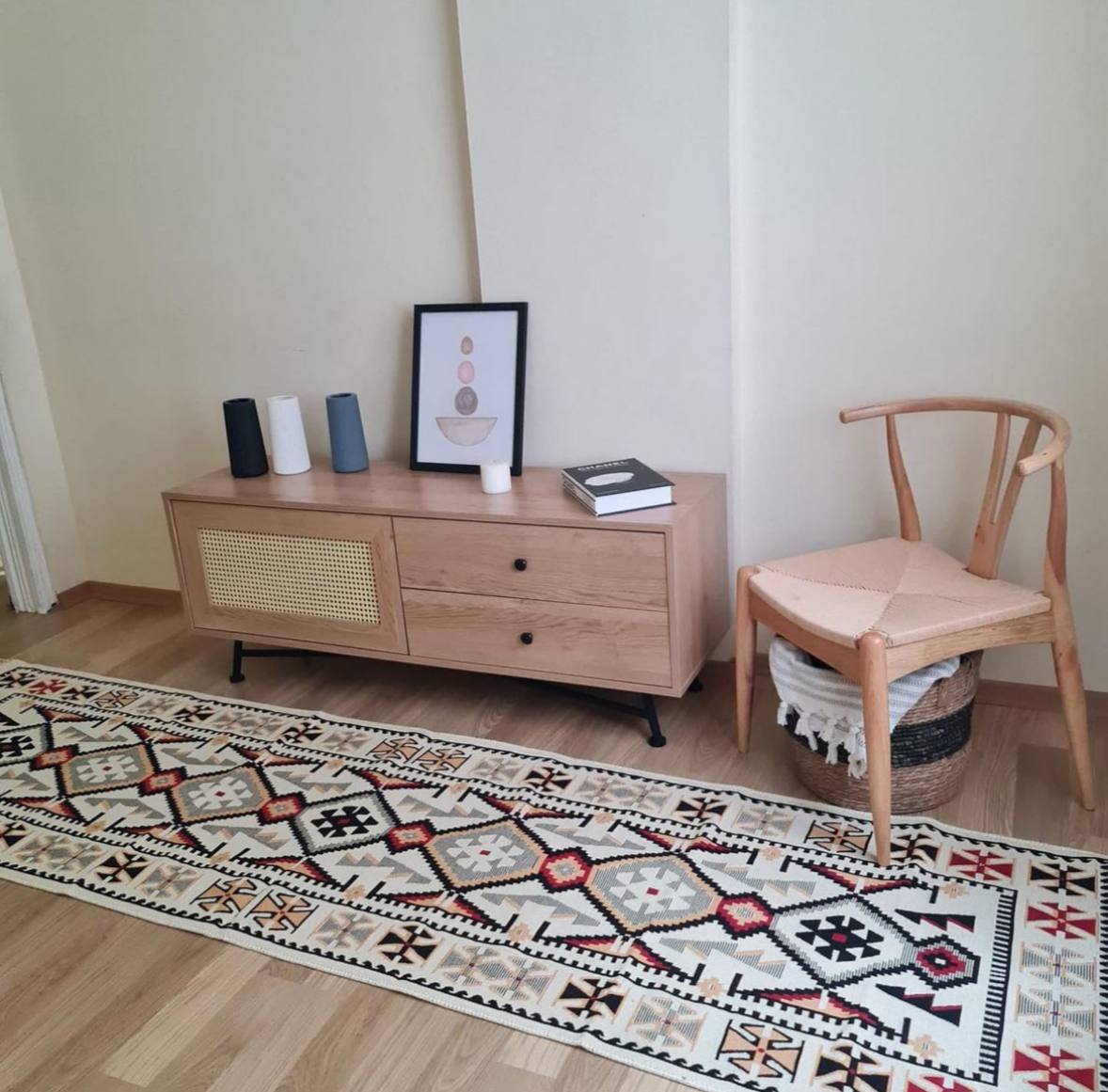 Oboustranný koberec bez vlasu Red+